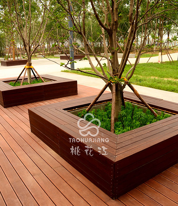 竹木圍樹(shù)坐凳，竹樹(shù)圍